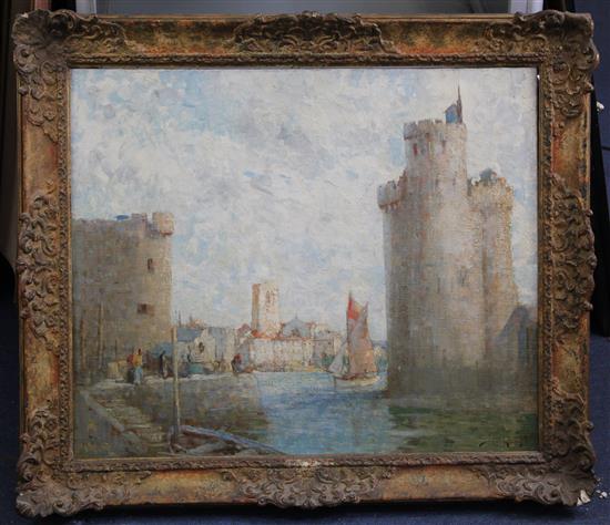 § William Lee Hankey (1869-1952) La Rochelle, 20 x 24in.